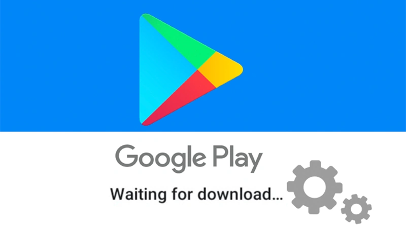 حل مشکل waiting for download گوگل پلی