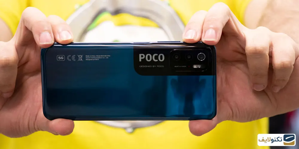 طراحی و کیفیت ساخت poco m3 pro 5G