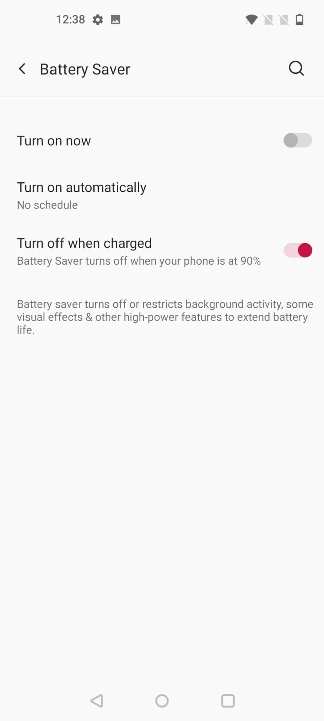 Battery Saver oneplus nord ce 5g