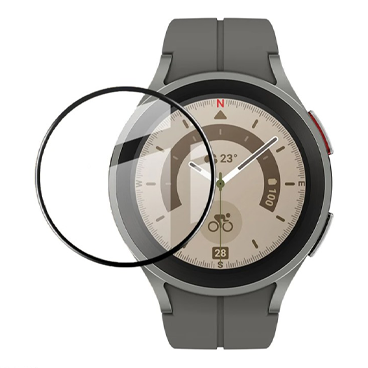 محافظ صفحه نمایش مناسب برای ساعت سامسونگ مدل Galaxy watch5 pro-مشکی