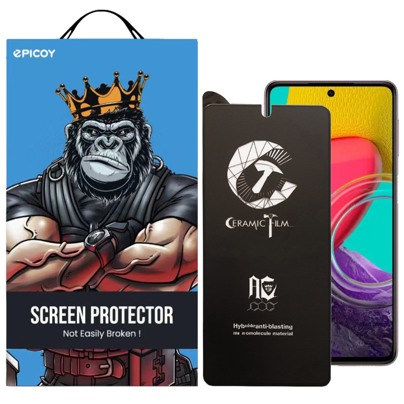 محافظ صفحه نمایش گوشی سامسونگ Galaxy A72 4G/5G /M53 5G/M52 / M51 / A71 /A81/A91 /M62/F62/S10 Lite/Note 10 Lite اپیکوی مات سرامیکی مدل CR7-M