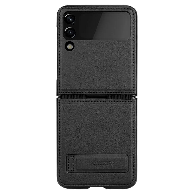 کیف کلاسوری گوشی سامسونگ Galaxy Z Flip4 5G نیلکین مدل Qin Vegan leather