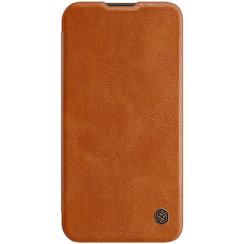 کیف کلاسوری گوشی اپل iPhone 13 Pro Max نیلکین مدل Qin Pro Leather-قهوه ای