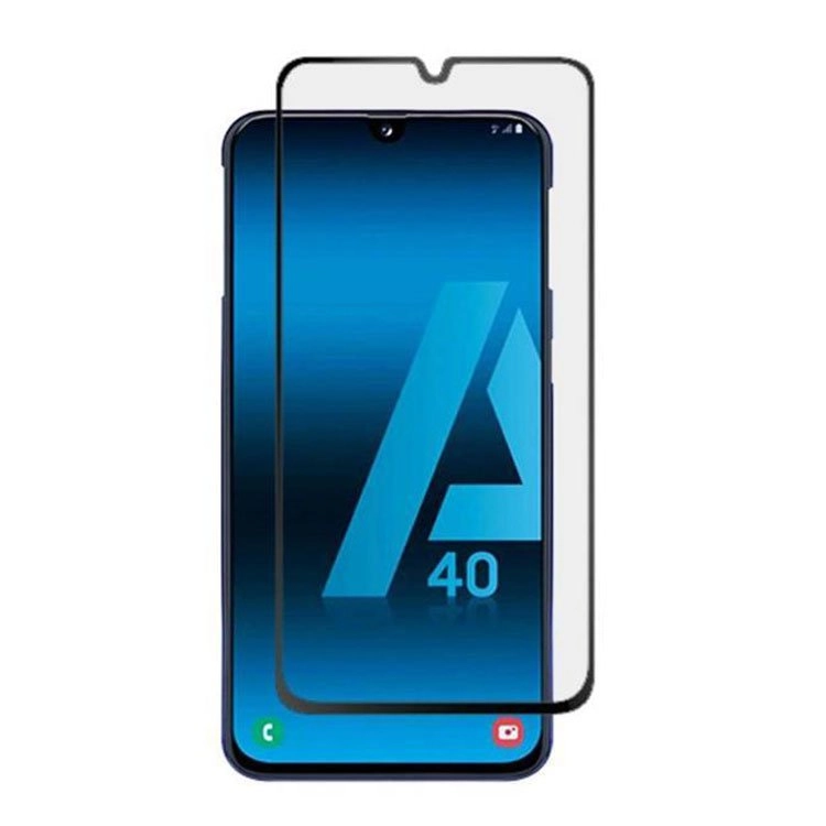 محافظ صفحه شیشه ای تمام چسب مناسب برای گوشی سامسونگ Galaxy A40