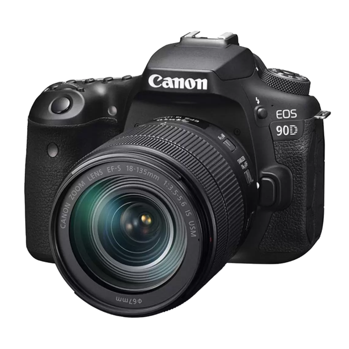 دوربین عکاسی کانن مدل EOS 90D با لنز 18-135 IS USM میلی متری-مشکی