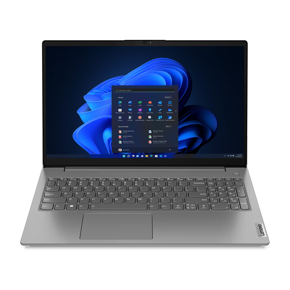 لپ تاپ لنوو 15.6 اینچی مدل V15 G2 ITL 8GB Ram-خاکستری