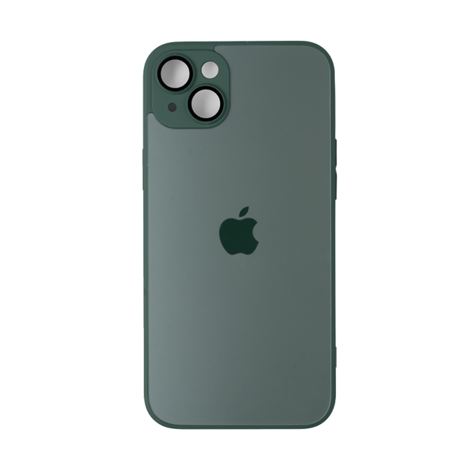 قاب گوشی اپل iPhone 14 plus ای جی گلس مدل silicone case-سبز