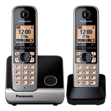 تلفن بی سیم پاناسونیک مدل KX-TG6712-مشکی