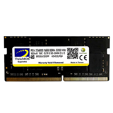 رم لپ تاپ DDR4 تک کاناله 3200 مگاهرتز CL19 توین موس ظرفیت 16 گیگابایت