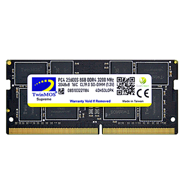 رم لپ تاپ DDR4 تک کاناله 3200 مگاهرتز CL22 توین موس ظرفیت 8 گیگابایت