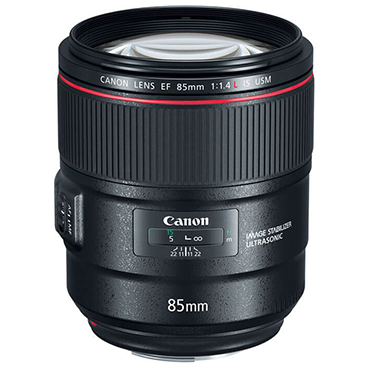 لنز دوربین کانن مدل EF 85mm f/1.4L IS USM با لوازم جانبی