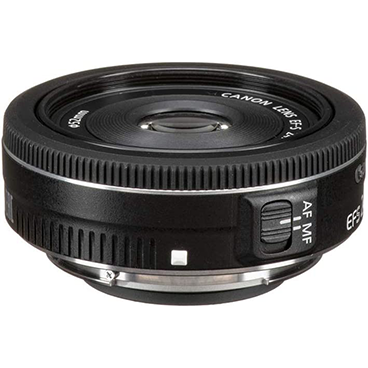 لنز دوربین کانن مدل EF-S 24mm f/2.8 STM با لوازم جانبی