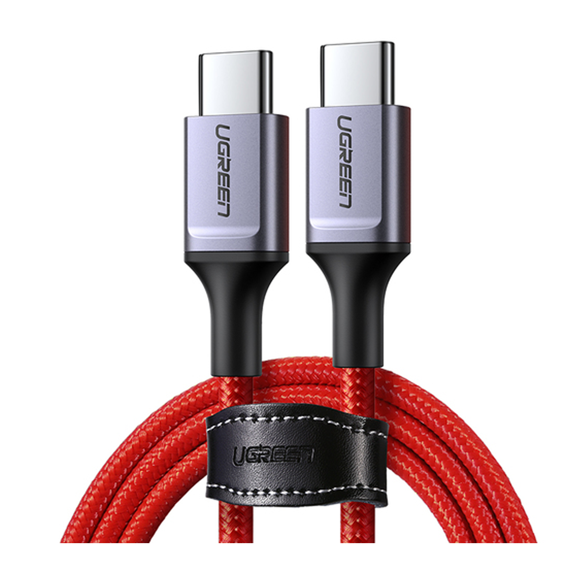 کابل USB-C به USB-C یوگرین US294 مدل 60186 طول 1 متر-قرمز