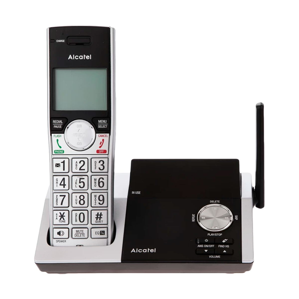 تلفن رومیزی آلکاتل مدل XP1060-نقره‌ای