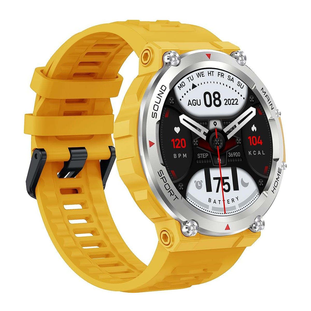 ساعت هوشمند گرین لاین مدل Adventure -زرد
