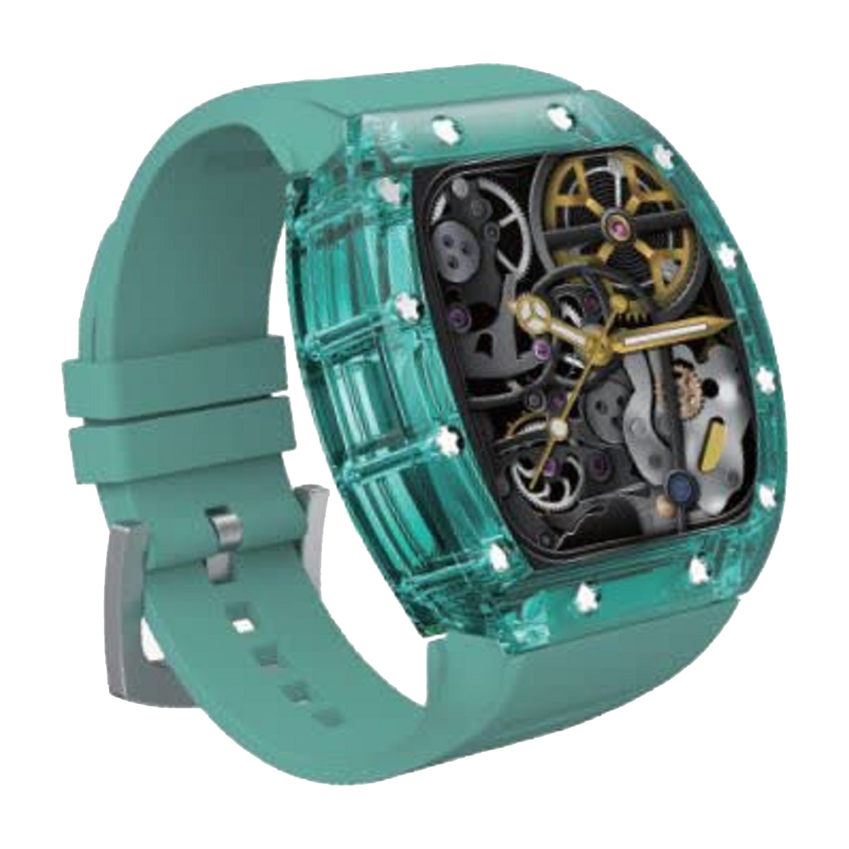 ساعت هوشمند گرین لاین مدل CARLOS SANTOS-GNCRSTSW-آبی کم رنگ