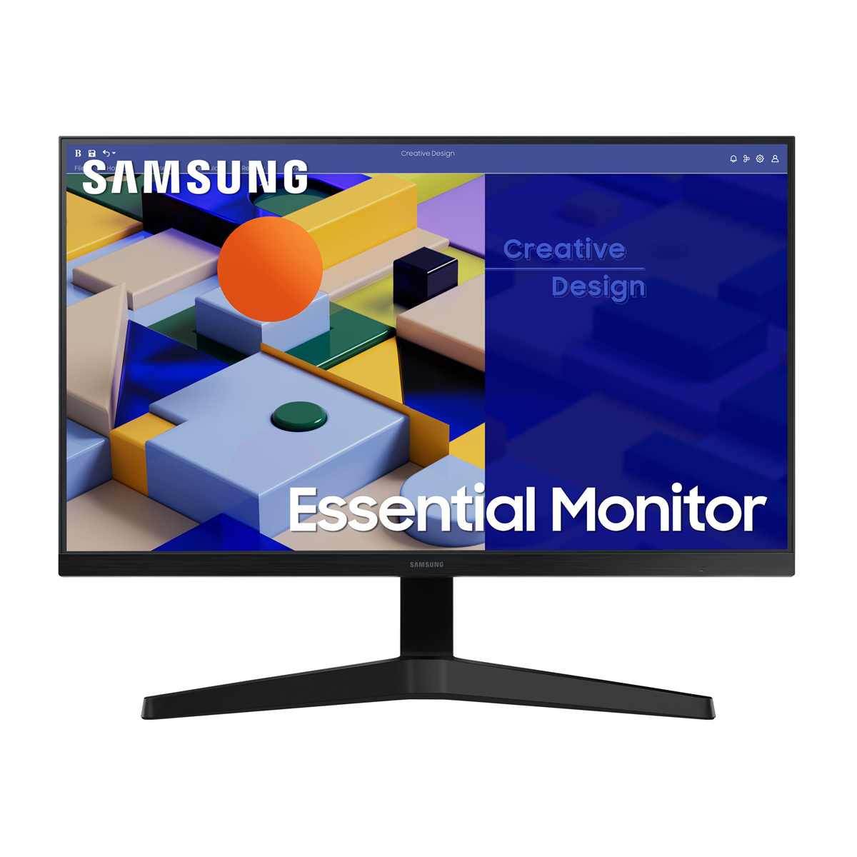 مانیتور گیمینگ سامسونگ سری Odyssey مدل Essential Monitor S3 S31C سایز 27 اینچ-مشکی