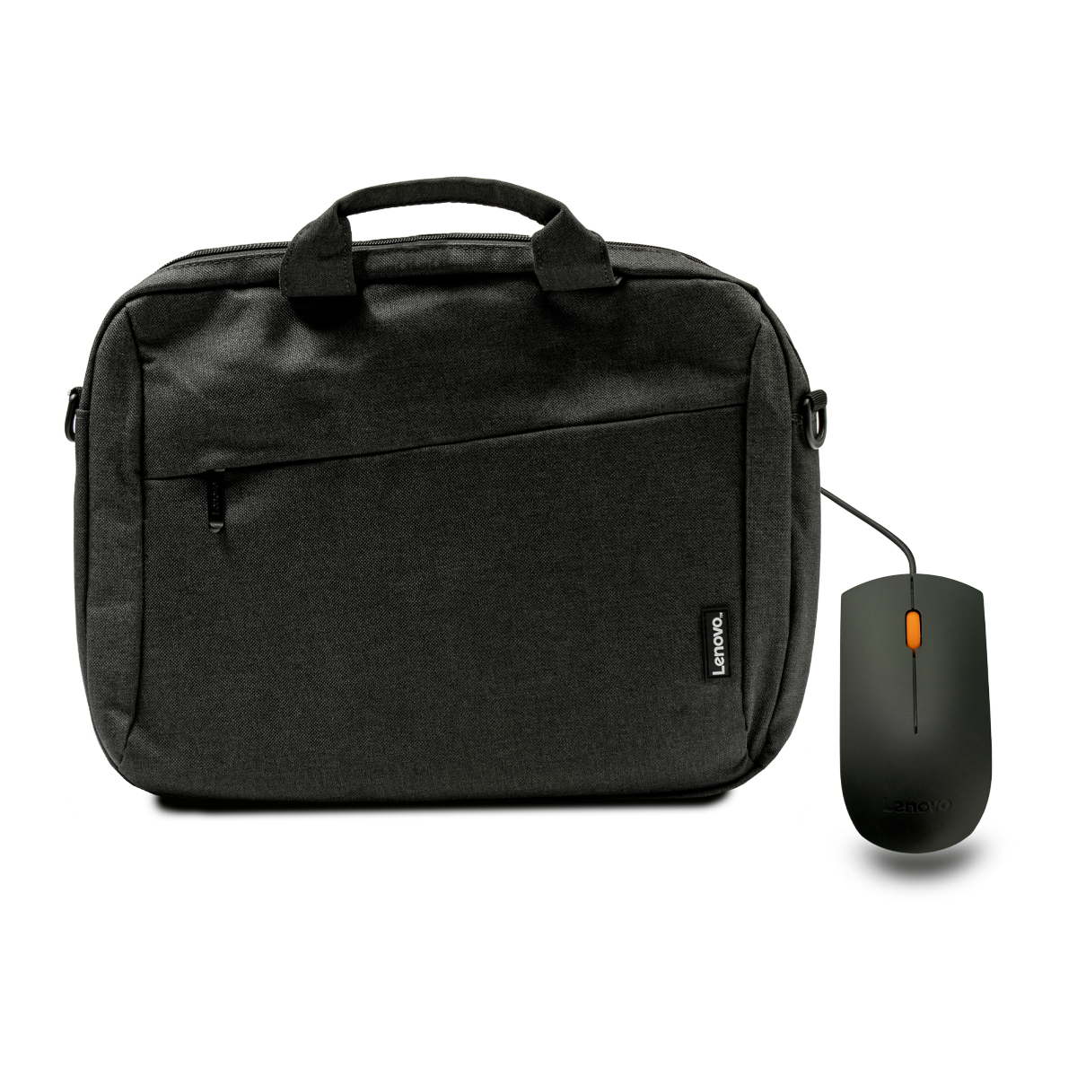 کیف لپ تاپ لنوو مناسب برای لپ تاپ 15.6 اینچی به همراه موس باسیم لنوو مدل 300
