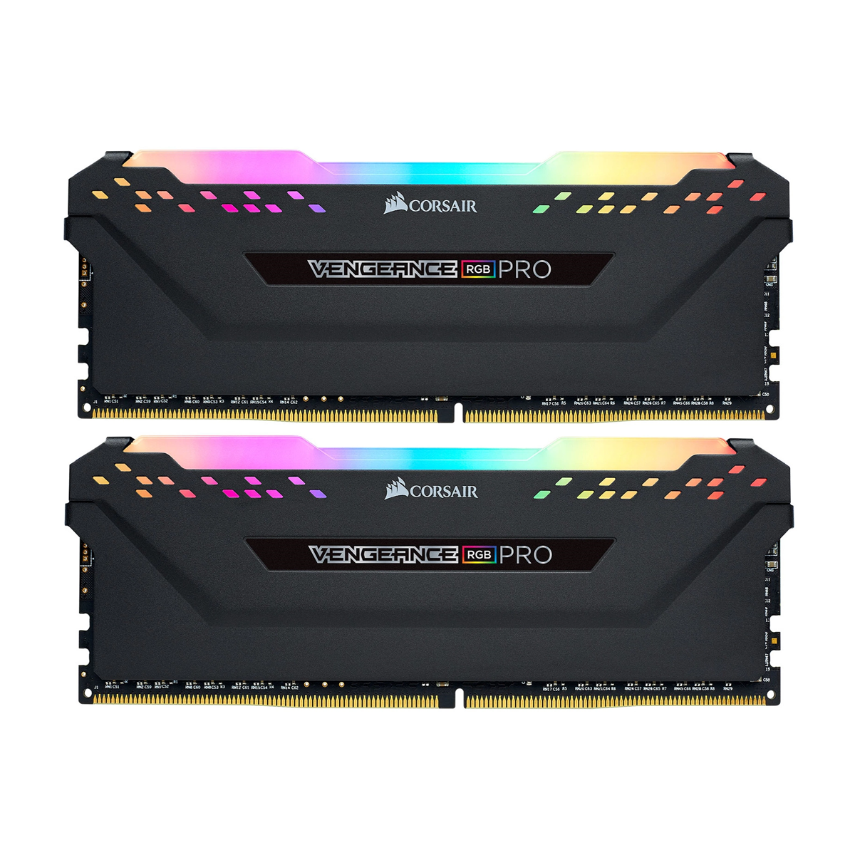 رم کامپیوتر DDR4 دو کاناله 3200 مگاهرتز CL16 کورسیر مدل VENGEANCE RGB PRO ظرفیت 32 گیگابایت