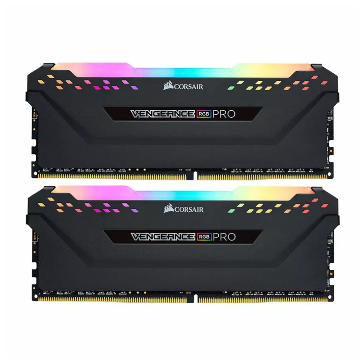 رم کامپیوتر DDR4 دو کاناله 3200 مگاهرتز CL16 کورسیر مدل VENGEANCE RGB PRO ظرفیت 16 گیگابایت