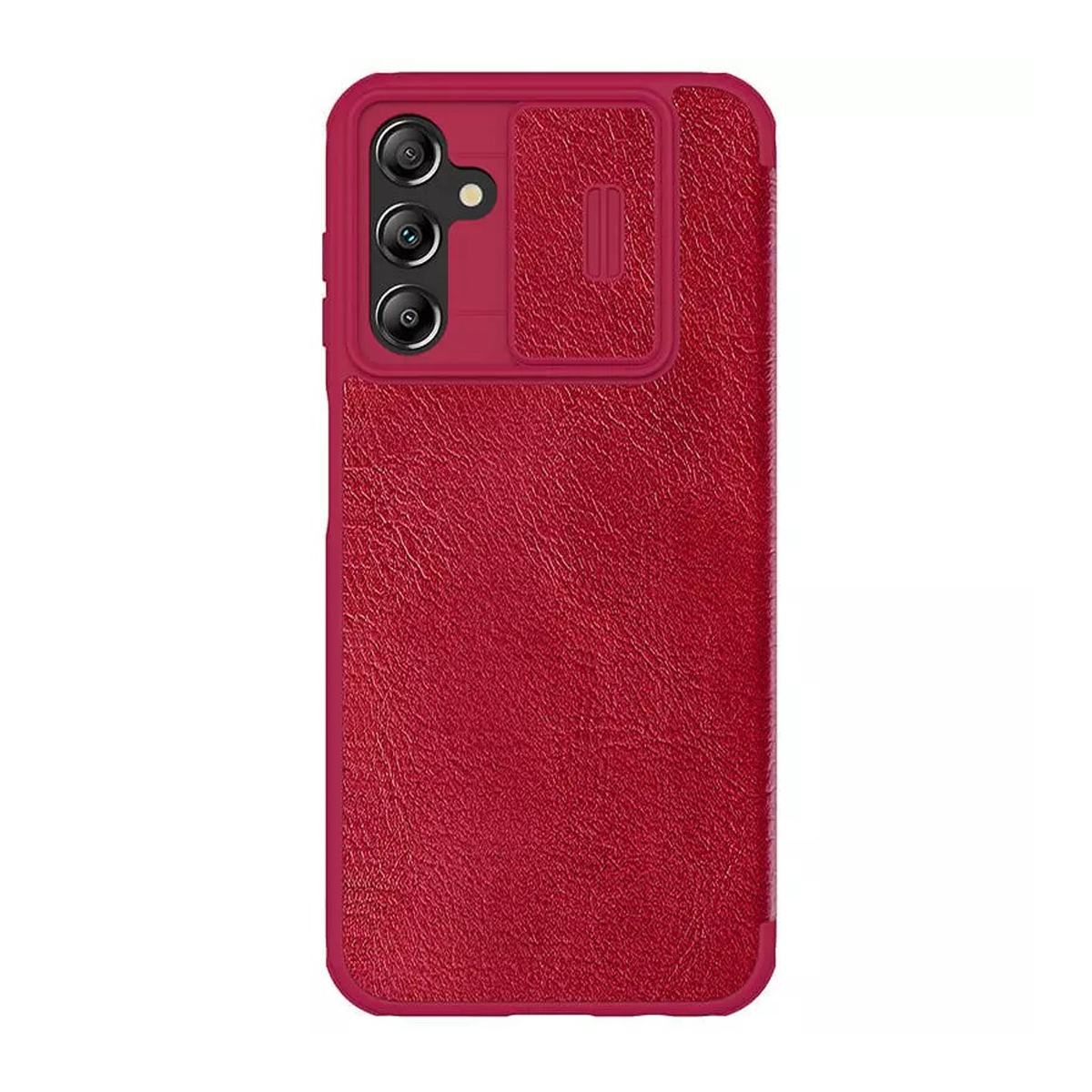 کیف کلاسوری گوشی سامسونگ Galaxy A24 4G نیلکین مدل Qin Pro Leather-قرمز