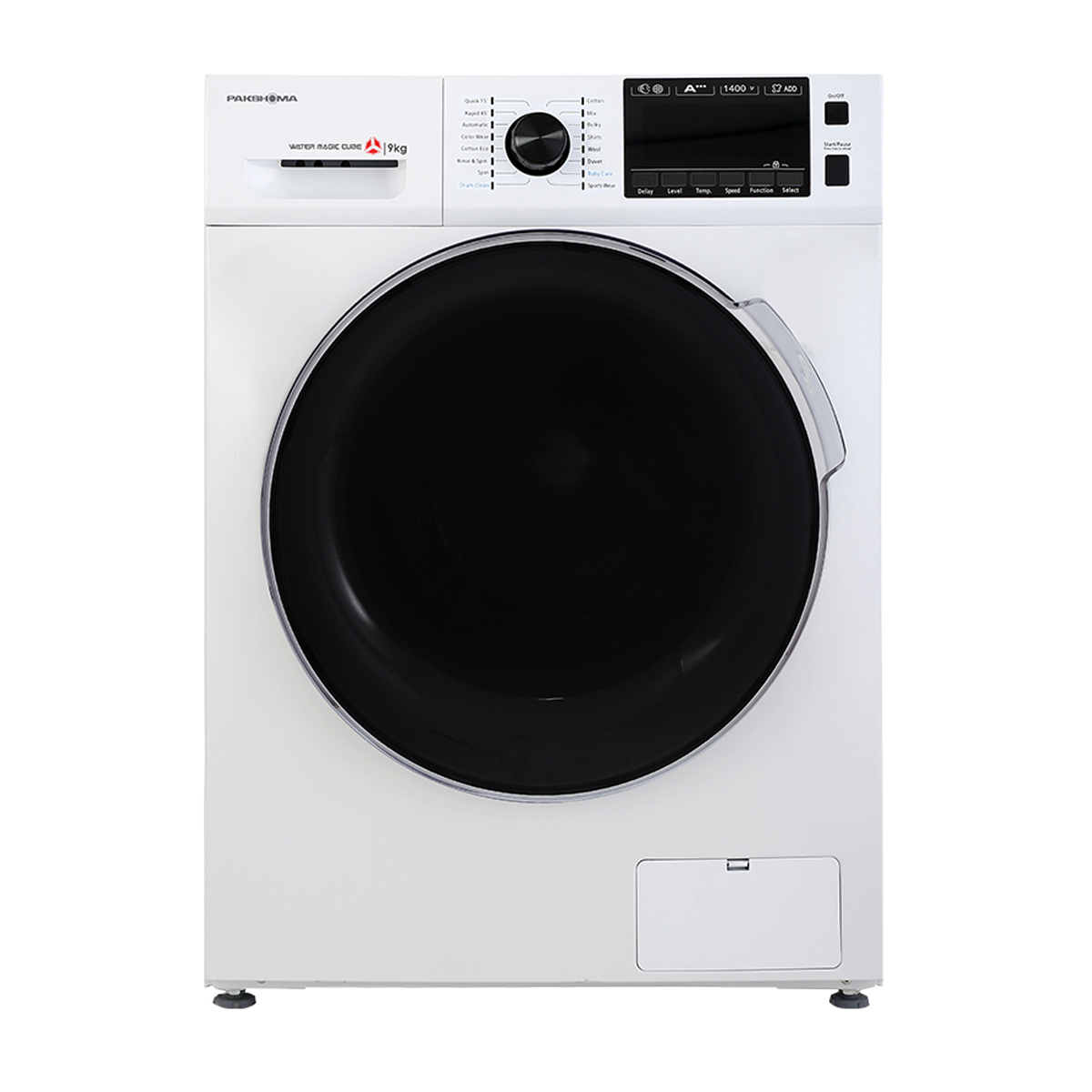 ماشین لباسشویی پاکشوما 9 کیلویی مدل BWF 40902-سفید