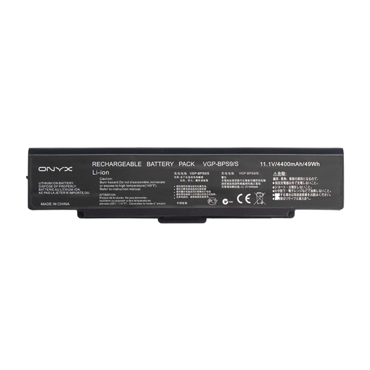 باتری لپ تاپ 3 سلولی اونکیس مناسب برای سونی BPS9