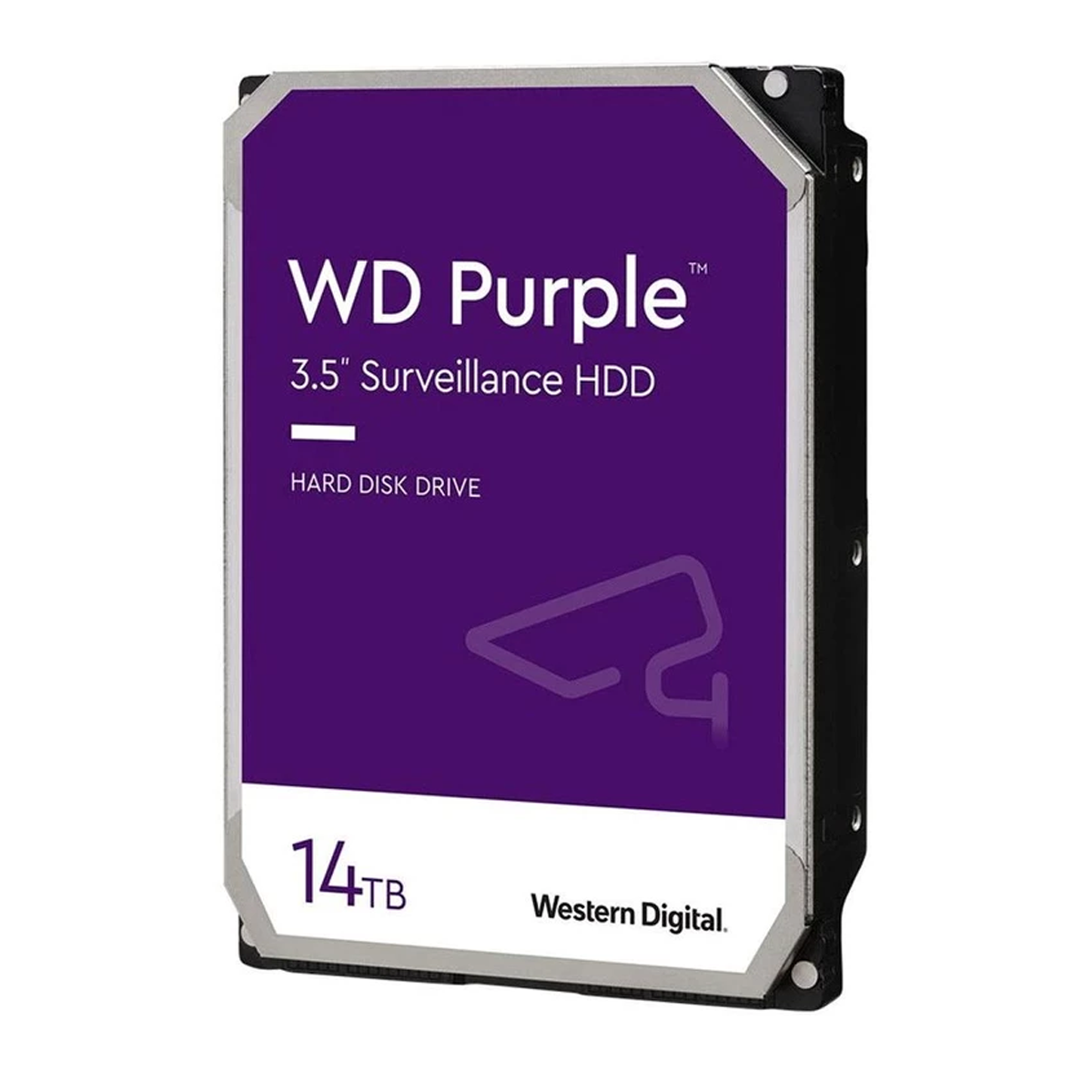 هارد دیسک اینترنال وسترن دیجیتال مدل Purple WD140PURZ ظرفیت 14 ترابایت