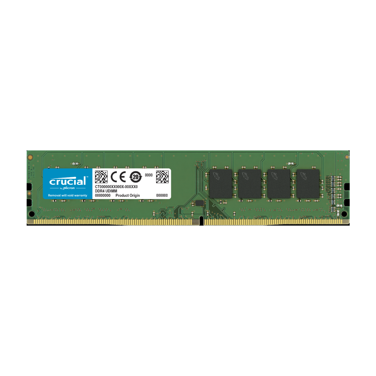 رم کامپیوتر DDR4 تک کاناله 2666 مگاهرتز CL19 کروشیال ظرفیت 8 گیگابایت-سبز