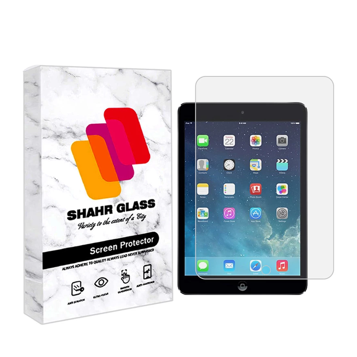 گلس تبلت اپل iPad Mini 2020 شهر گلس مدل TS1SHA-بی رنگ شفاف