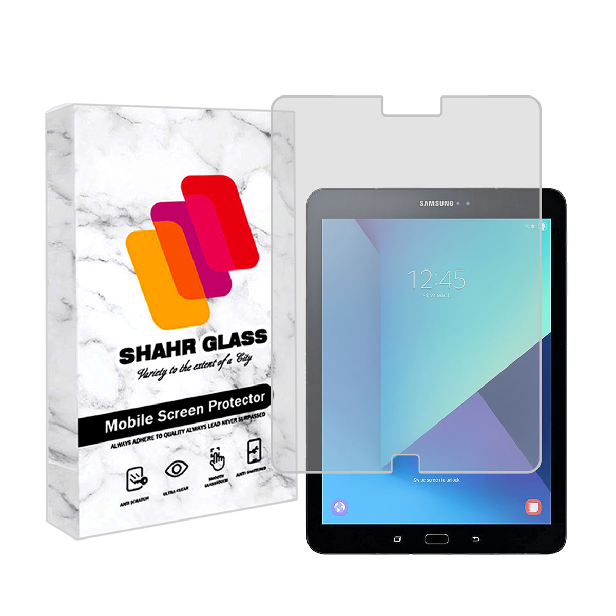 گلس تبلت سامسونگ Galaxy Tab S3 9.7 شهر گلس مدل TS2SHA-بی رنگ شفاف