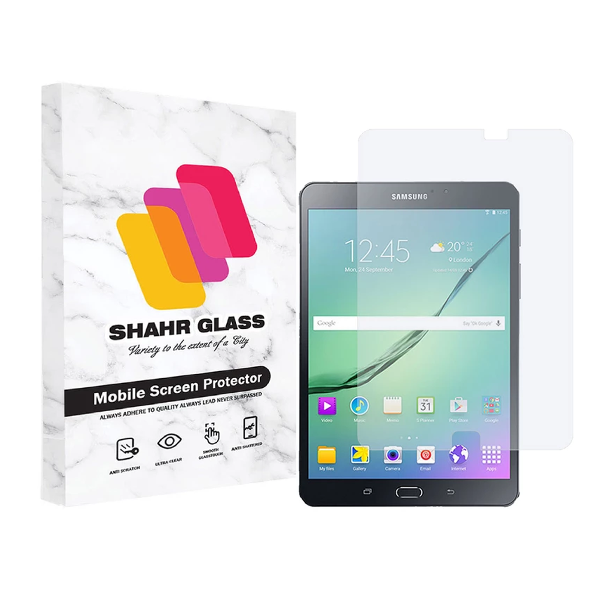 گلس تبلت سامسونگ Galaxy Tab S2 8.0 شهر گلس مدل SMPT1-بی رنگ شفاف