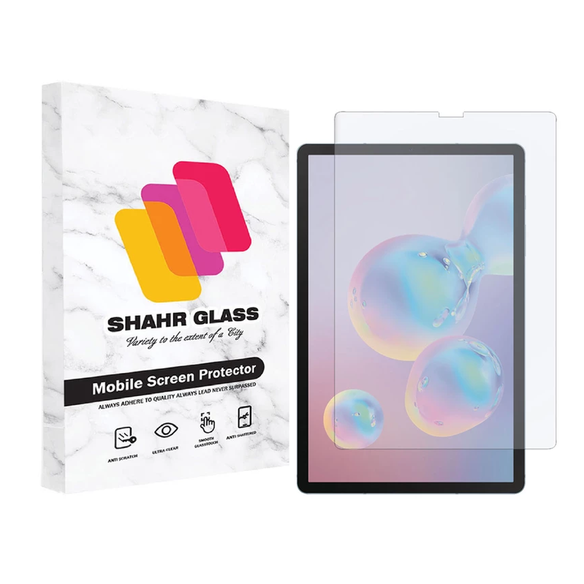 گلس تبلت سامسونگ Galaxy Tab S6 شهر گلس مدل SMPT2-بی رنگ شفاف