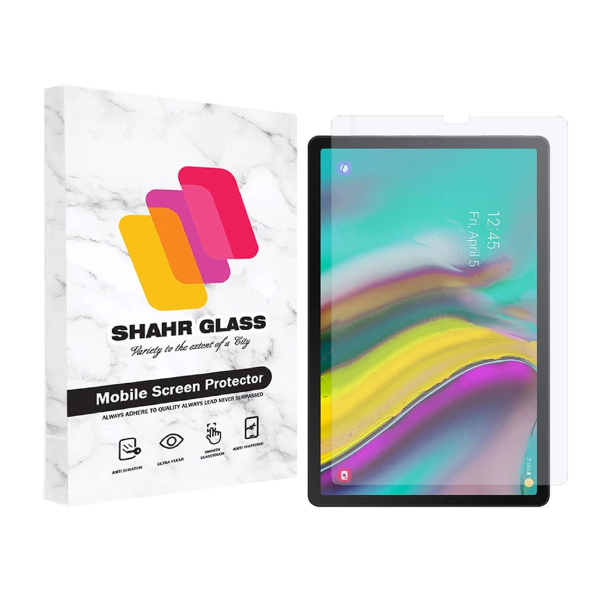 گلس تبلت سامسونگ Galaxy Tab S5e شهر گلس مدل SMPT2 -بی رنگ شفاف