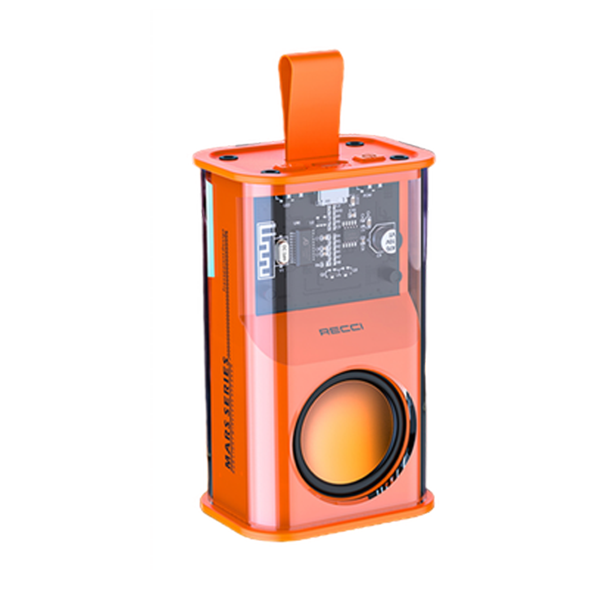 اسپیکر بلوتوثی قابل حمل رسی مدل RSK-W30 -نارنجی