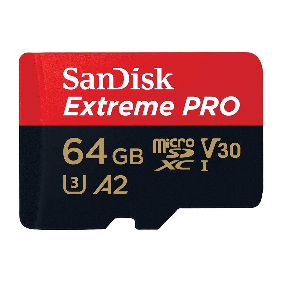 کارت حافظه microSDXC سن دیسک مدل Extreme PRO کلاس A2 استاندارد UHS-I U3 سرعت 200MBs ظرفیت 64 گیگابایت