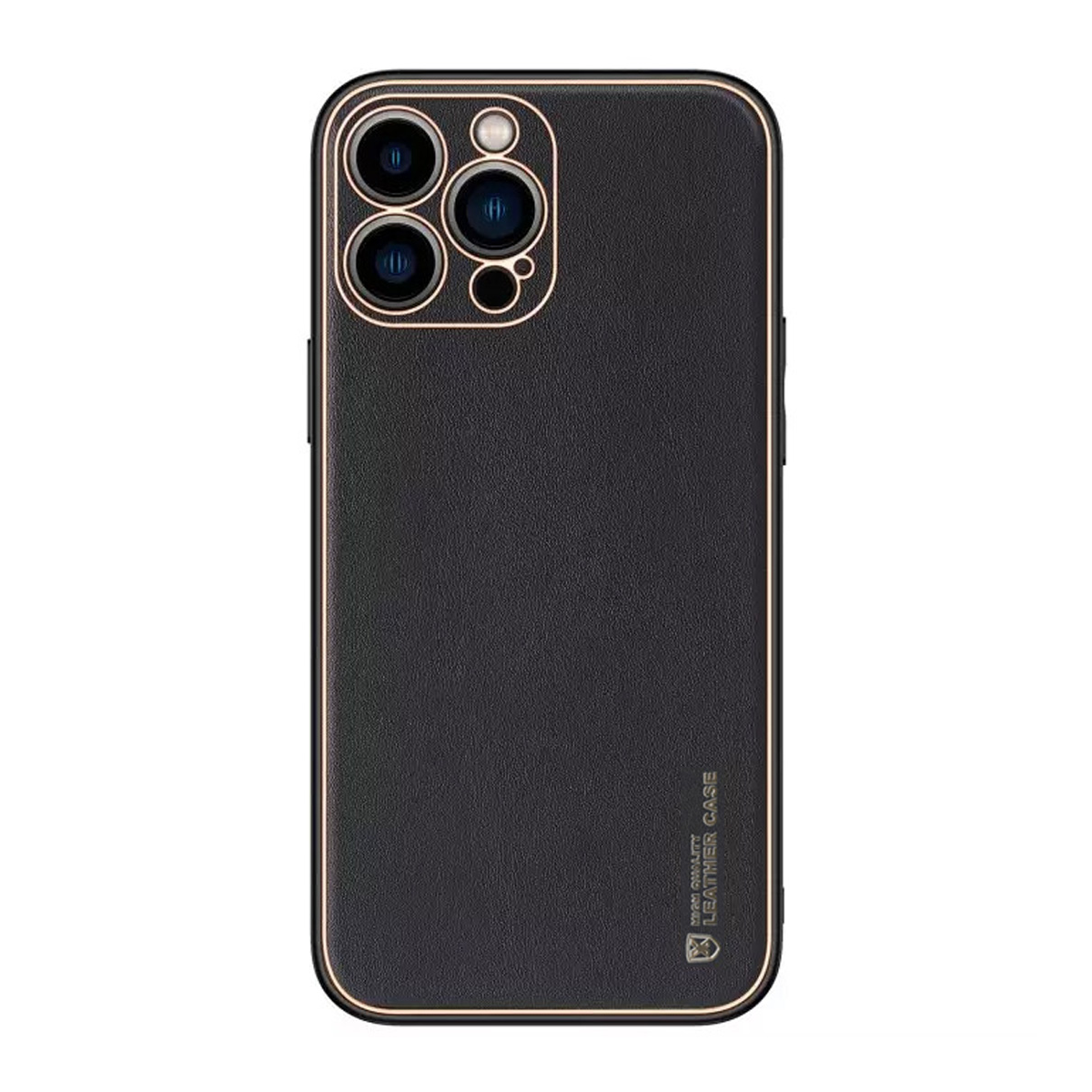 قاب گوشی اپل iPhone 13 Pro اپیکوی مدل Leather Case-مشکی