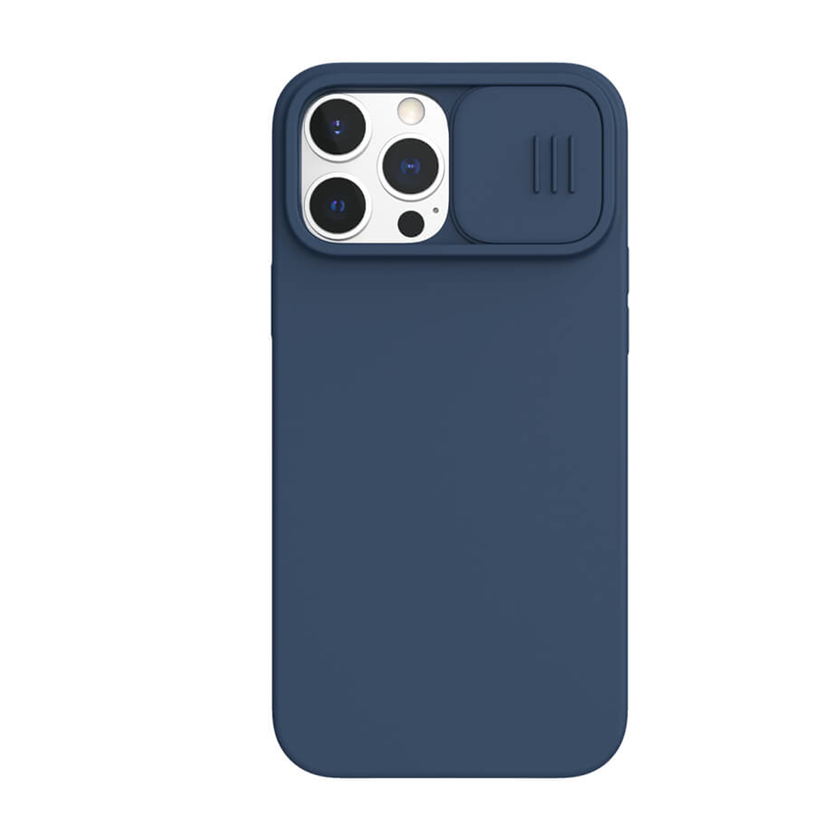 کاور گوشی اپل iPhone 13 Pro Max نیلکین مدل Camshield-Silicon-خاکستری