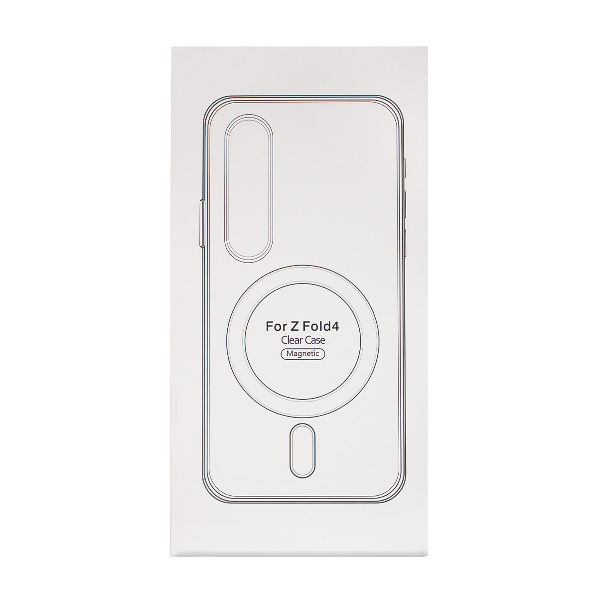 کاور گوشی سامسونگ Galaxy Z Fold 4 مدل Clear Case Magnetic-بی رنگ شفاف
