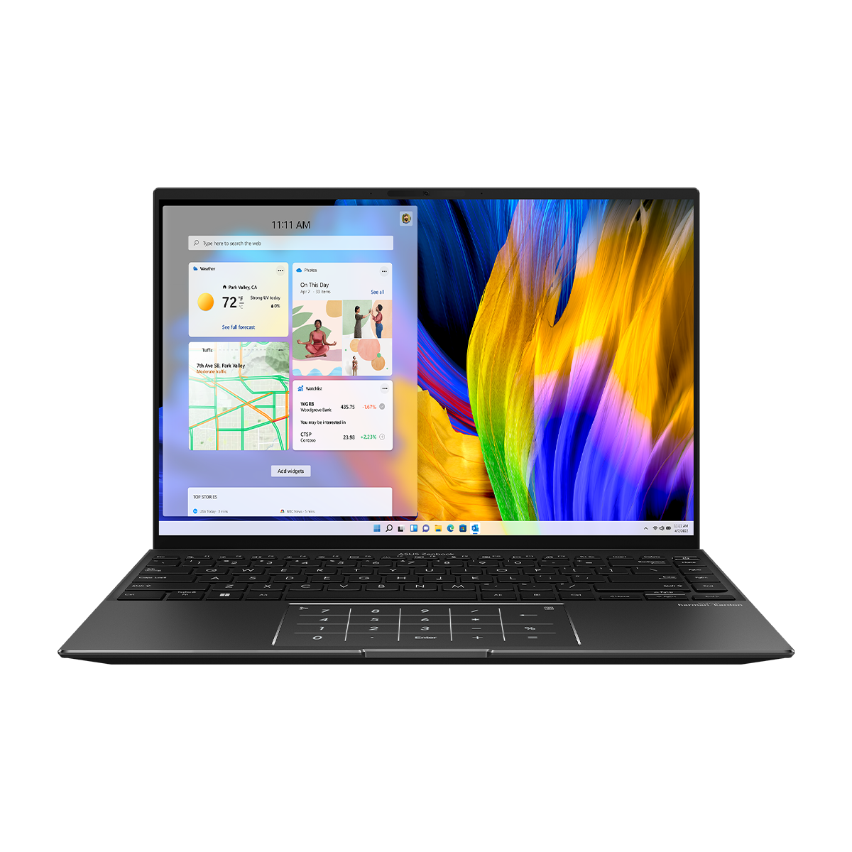 لپ تاپ ایسوس 14 اینچی مدل Zenbook 14X OLED R7 5800H 16GB 1TB-مشکی