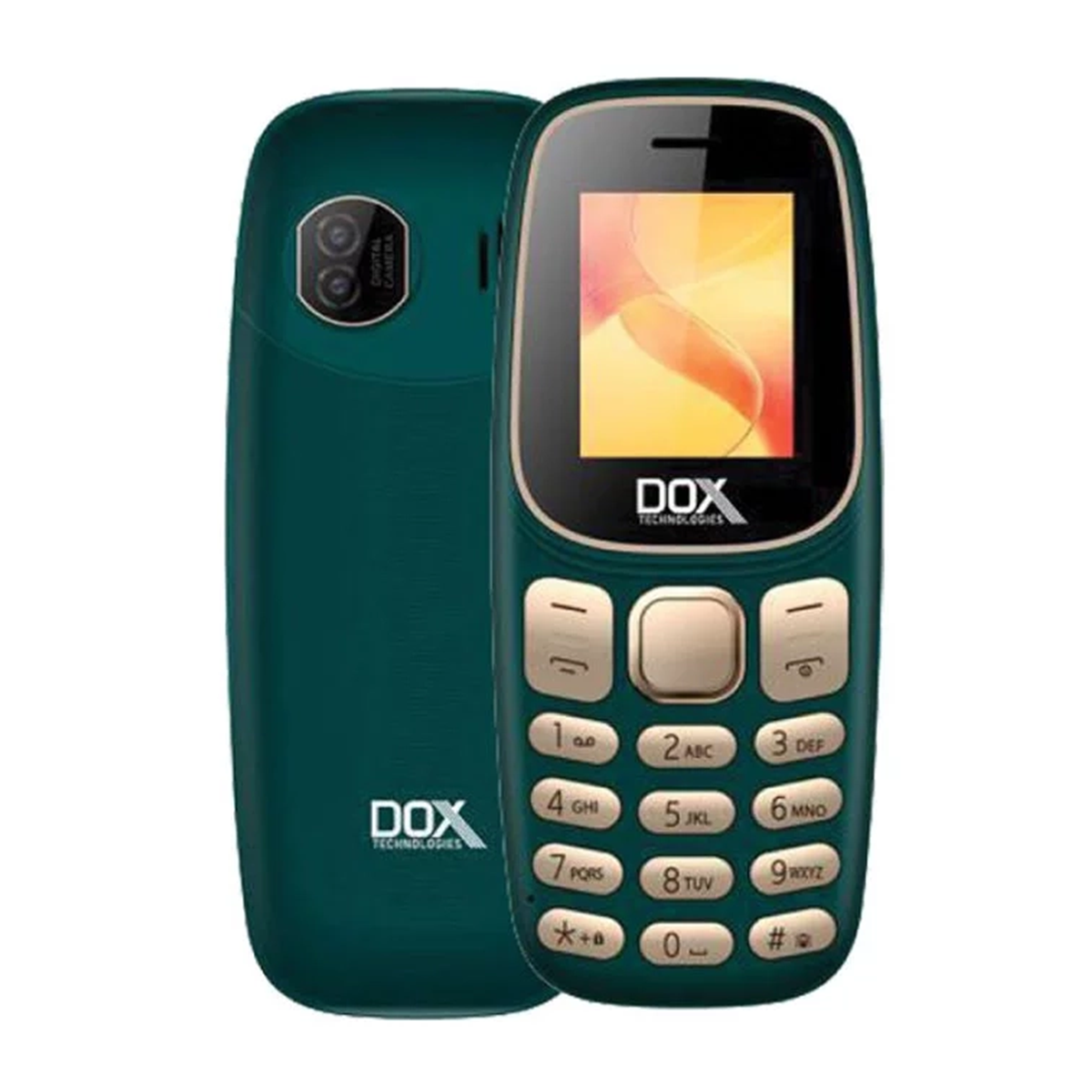 گوشی موبایل داکس مدل B141 دو سیم کارت-سبز