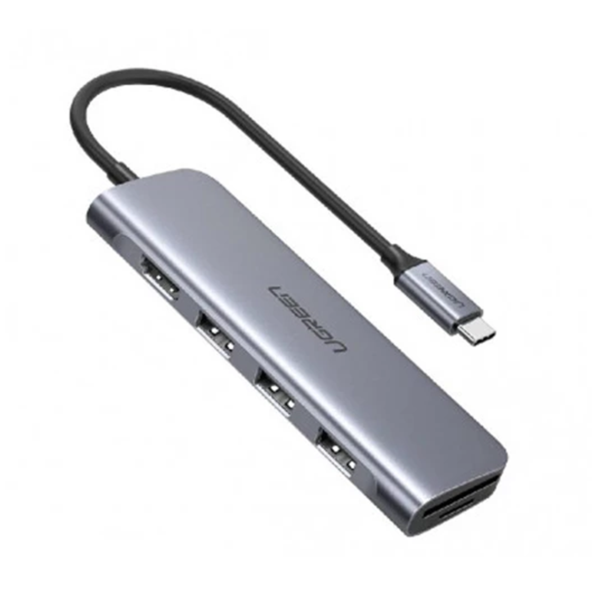 هاب USB-C یوگرین 6 پورت مدل 60383 CM511-نقره‌ای