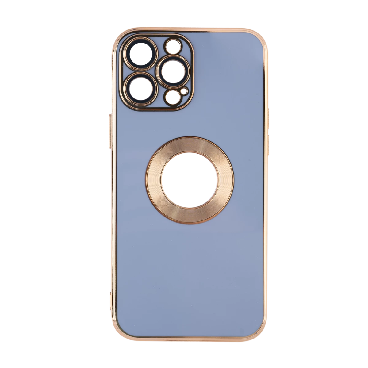 کاور گوشی اپل iPhone 13 Pro Max مدل دبل متال مای کیس مگ سیف-آبی