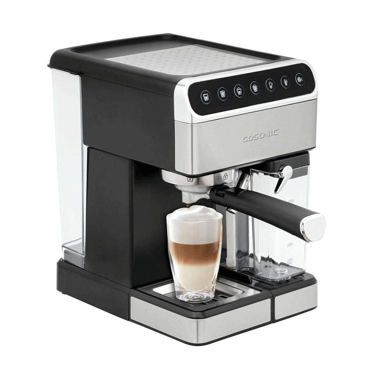 قهوه ساز گوسونیک مدل GEM-873-نقره‌ای