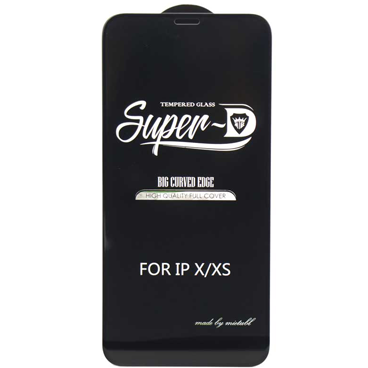   محافظ صفحه نمایش(گلس) Super D گوشی موبایل اپل iPhone XS-مشکی