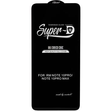  محافظ صفحه نمایش(گلس) Super D گوشی موبایل شیائومی Redmi Note 10 Pro-مشکی