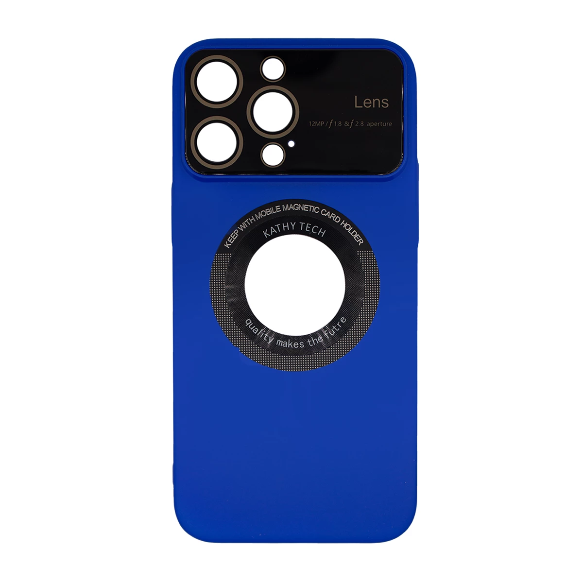 کاور گوشی اپل iPhone 13 Pro Max مدل PC Lenz MagSafe-آبی تیره