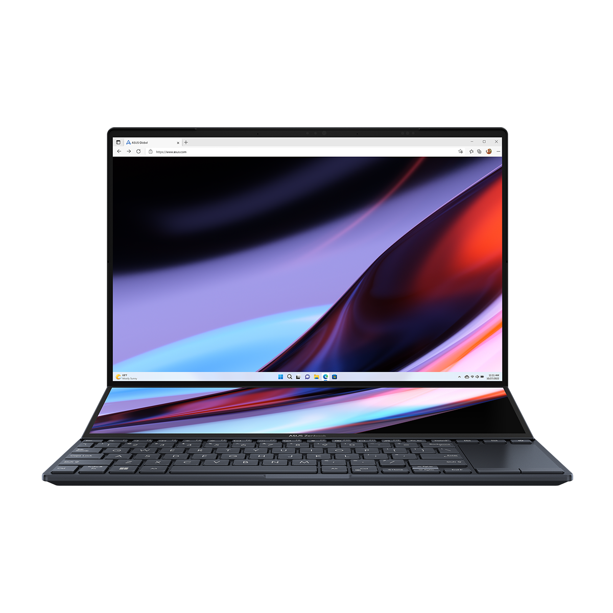لپ تاپ ایسوس 14.5 اینچی مدل Zenbook Pro 14 Duo OLED UX8402VU i7 13700H 16GB 1TB RTX4050