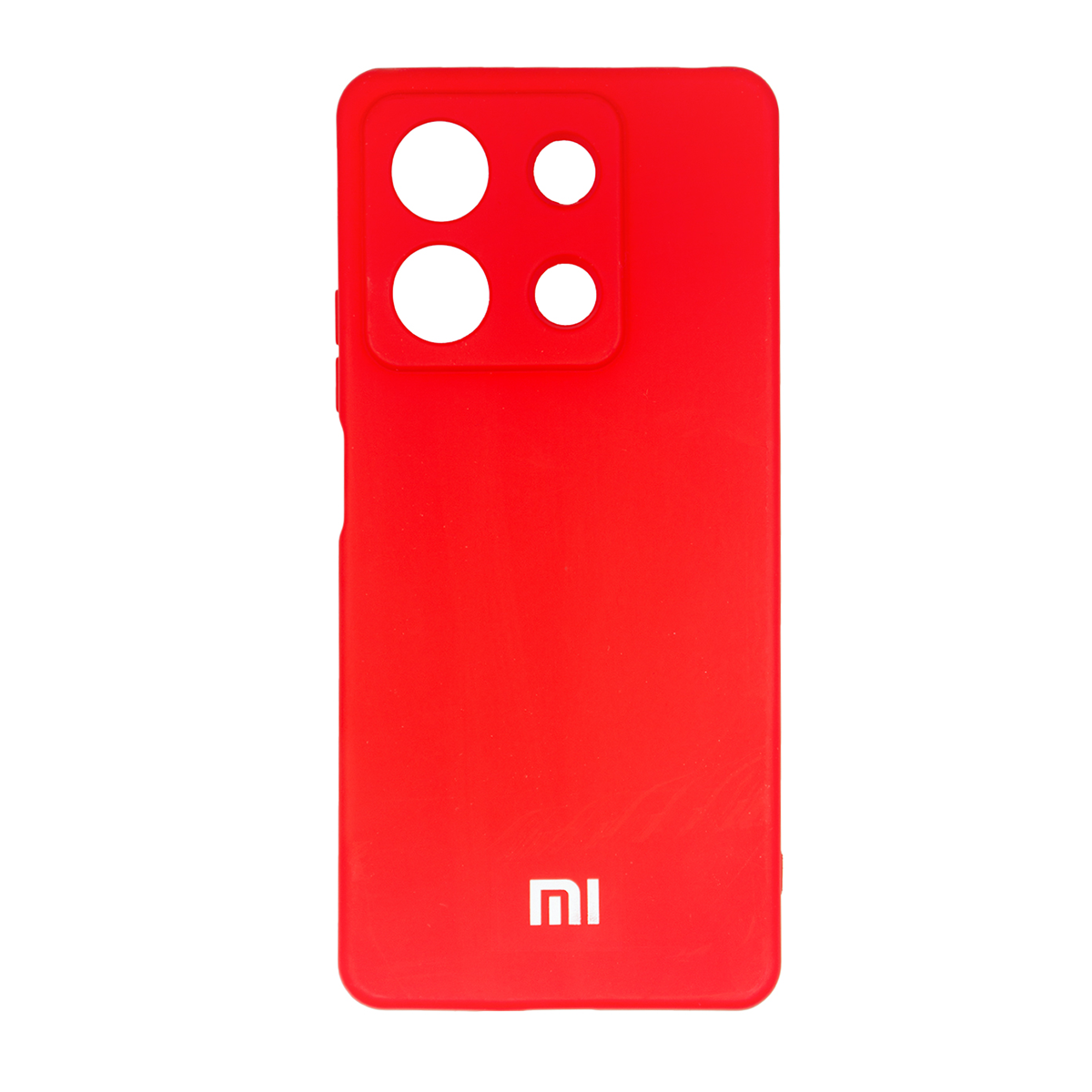قاب گوشی شیائومی Redmi Note 13 4G مدل محافظ لنزدار سیلیکونی-نارنجی