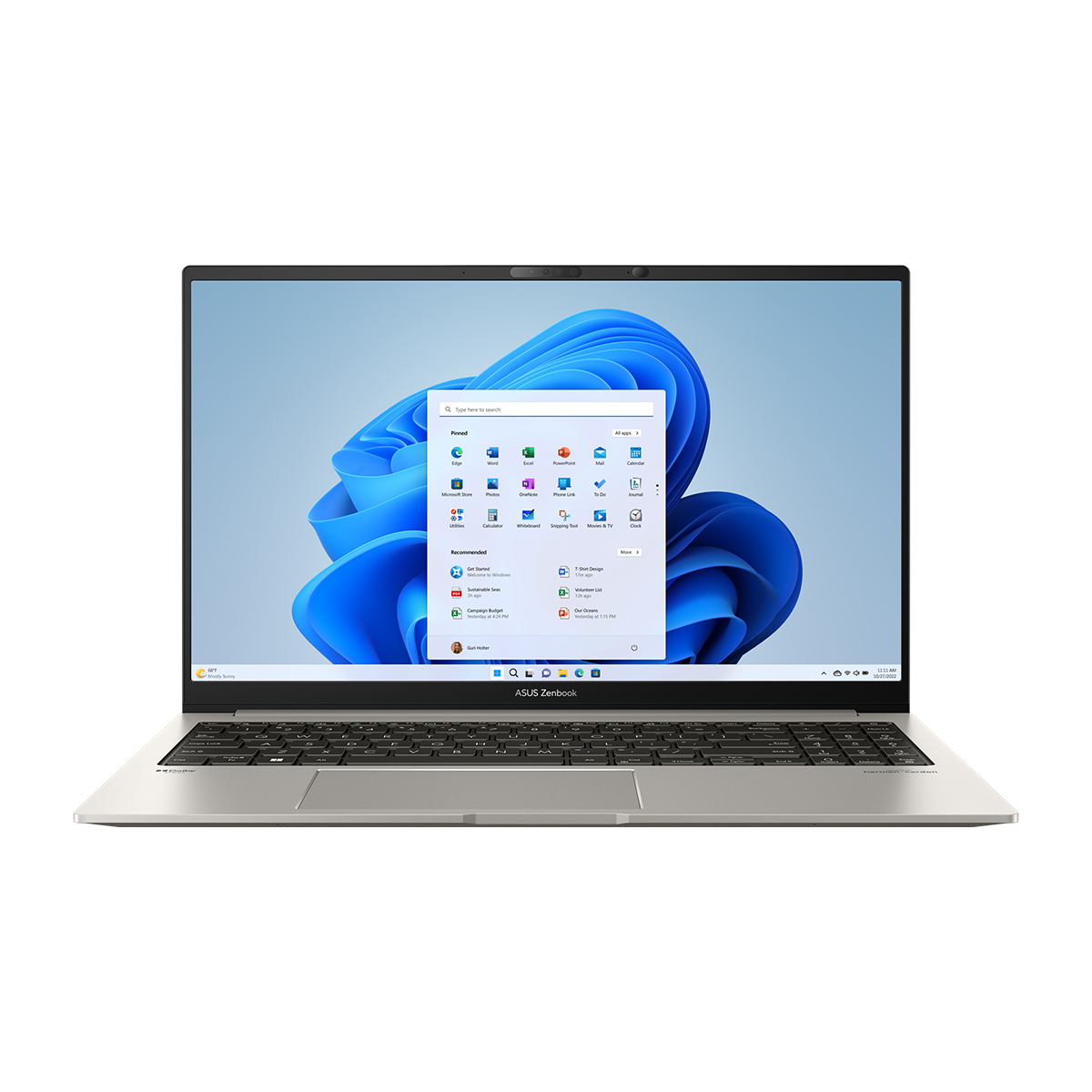 لپ تاپ ایسوس 15.6 اینچی مدل Zenbook 15 OLED UM3504 R7 7735U 16GB 1TB-خاکستری